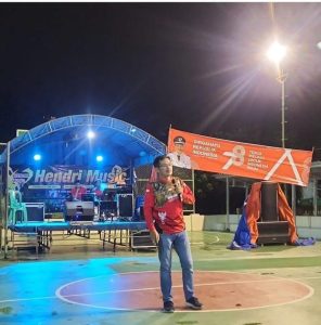 JHON HENDRI,S.E.,M.M. SEBAGAI KEPALA DESA JERUK KEC. PANGKALAN BARU DALAM SAMBUTANNYA PERAYAAN HUT RI MEMBANGUN PARTISIPASI MASYARAKAT MEMBANGUN DESA JERUK,  TERUS  MELAJU UNTUK  INDONESIA MAJU