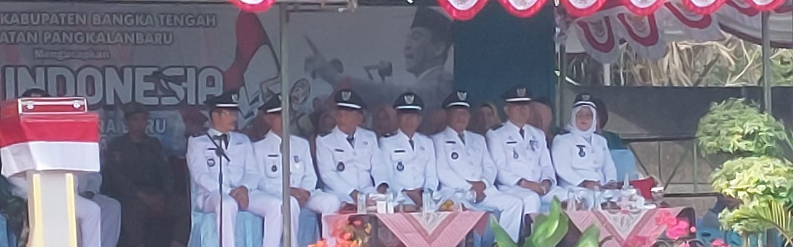 Kegiatan Upacara Bendera memperingati HUT RI ke 49 tahun